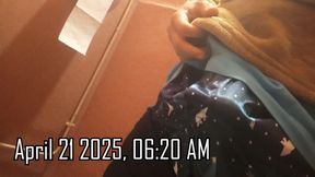How This Sexy Twink Pees When He Wakes up with a Boner Morning Erection for Several Days
