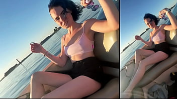 Thrill on the Water: Risky Boat Sex with Bikini Babe Goes Viral