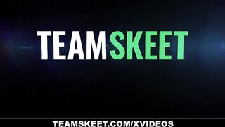 brand new 18 year old penelope kay makes her first porn teamskeet