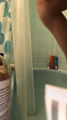 Watch me have multiple orgasms in the shower part 1