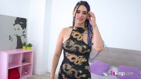 She Was Born to Fuck. Black Cock Fills Juicy Pussy with Liters of Sperm. Venus Lilith Arrives at Fakings