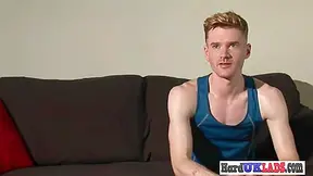 Posh Ginger Jock Wanking His Hard Dick