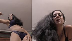 GIGANTIC JAMIE - Giantess, Muscle poses, POV - WMV