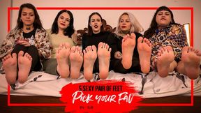 Nara and her friends compare the soles, toes and arches of their bare feet (1080 EN-sub) Foot Comparison - Size Comparison - Foot Fetish - Sexy Feet