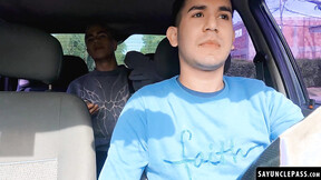 Edipo Rey got into the wrong ride & got banged Leo Blue thick meat