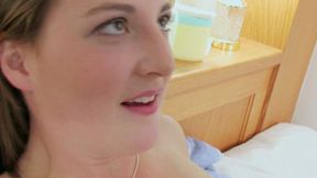 Bald stud goes home happy after this massage