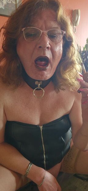 Enjoying my holder