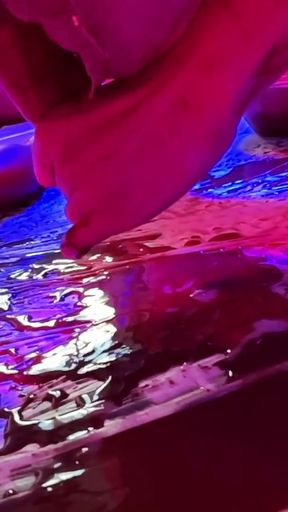 SISSY receives chocolate ENEMA ang a big BUTT PLUG before CUM   Clip 2
