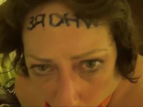 bdsm - Mature white lady ball gagged and ass fucked by BBC