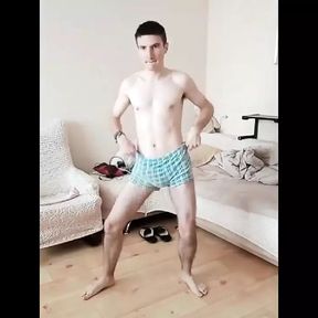 Teen Boy Dances for Not His Mommy