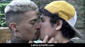 Three Latin; Latino Twinks Fuck Outside In The Woods