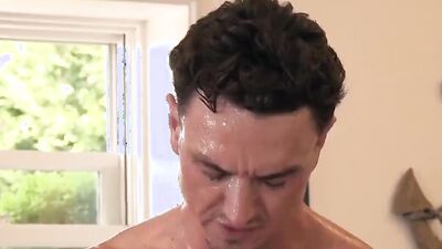 Cade Maddox and Devin Franco in wild ass-fucking gay action