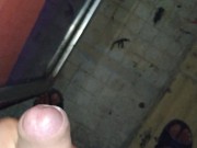 Greek guy jerks off in public (Glyfada)- Almost caught by police car passin