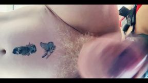 Homemade BBC Pegging for a Leaky Sissy Cunt