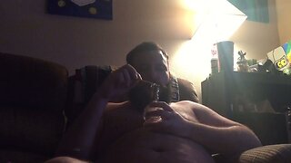 Dabbing Hairy Bear Smoke and Stroke