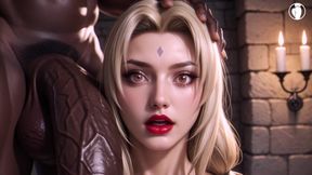 Busty Blonde Getting Fucked by a Hot Cock - Ai Arte