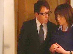 Exotic Japanese whore Ai Komori in Hottest Office JAV clip