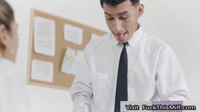 MILF teacher shows Argentine buddy how to get laid