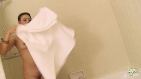 Asian teen enjoys getting her holes filled with a big cock&#x1F32D; for a living