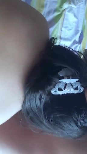 Captivating moment from &quot;Perverted stepmom has threesome with two strangers&quot;