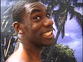 Black Cowgirl Rides a Big Black Cock on the Beach