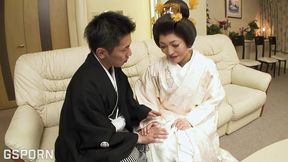 mega jav gangbang fucking a sexy japanese milf with kimono and hot pussy