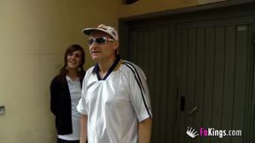 Ainara Reina fucks with an old man!