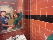 Hailey Rose gets Creampie in Whole Foods Public Bathroom