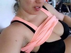 Big boobs milf masturbates with her dildo