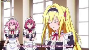 To Love-Ru Darkness Anime Couple Engage in Hot Ecchi Action