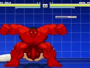 Red Hulk fucks Ryu