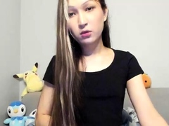 Curly Blonde Teen Records Solo Dildo Masturbation More at