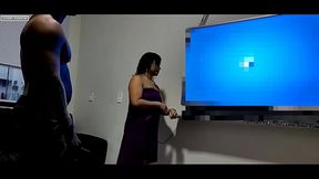 VEIO CONSERTAR MINHA TV E MIM FUDEU PRA VALER