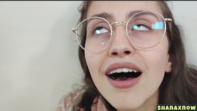 Student Cosplay Nerdy Girl Punished Pee Desperation Roleplay