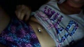 Zealous all alone amateur webcam nympho played with her cunt a bit
