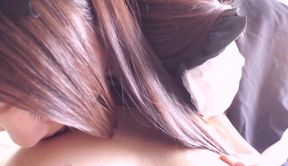 Himari Yabe Seduces POV Viewer with Busty Maid Deepthroat Blowjob