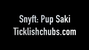 Snyft: Pup Saki's Foot Worship and Feet Tickling Sending Him into Fits of Hysterical Laughter (1080p HD)