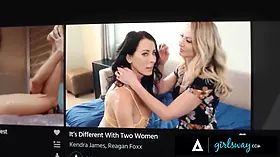 Girlsway - camp counselors discipline Leana Lovings & Demi Hawks with 3-way lesbian tribbing!