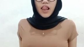 Jilbab Cantik Colmek Sampe Becek