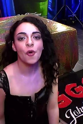 Nasty Bukkake Slut Swallows Multiple Loads and Takes Facials