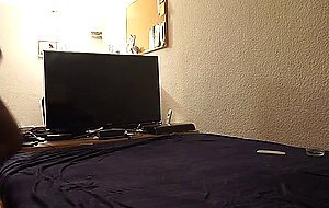 Collared Sissy slave in chastity is horny