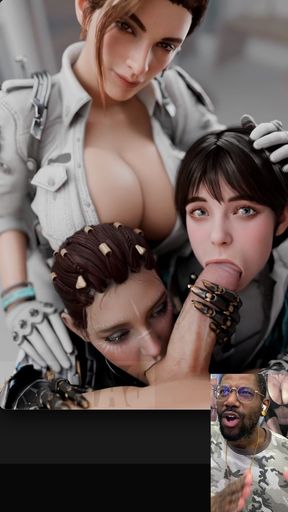 Big Breast Stepmom Teaching Her Stepdaughters How Suck Cock and Catch Warm Cumshots All on Their Faces and Breasts