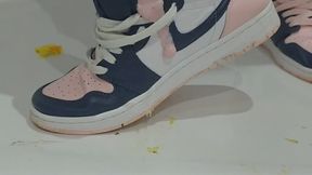 Primey trashes some Jordan 1 Sneakers with food, and soaks them in a shower!