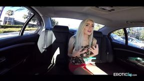 I have to drive this blonde beauty home and since we get along very well, I fuck tight teen pussy in the car