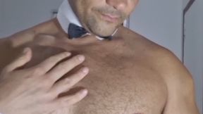 Sexy waiter service #Nippleplay