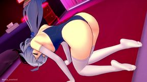 Ganyu Swimsuit Footjob – Seductive 3D Genshin Impact Fantasy