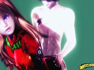 Asuka EVA-02 CG ANIME