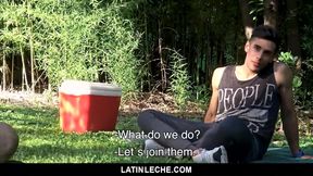 LatinLeche - Five Latino Studs Fuck At A Birthday Party