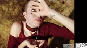 ”Piss, beaver fucking, & pain on the hard rocks for submissive Brooke Johnson”