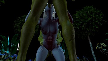 Elf Orcs Threesome